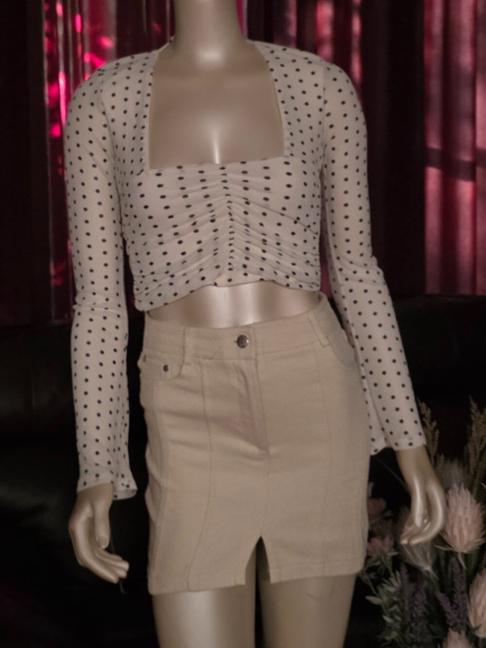 TOP & SKIRT SET!